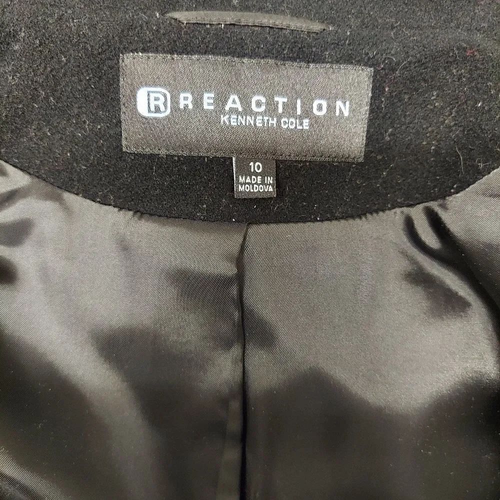Kenneth Cole Button Down Pea Coat - Picture 4 of 6